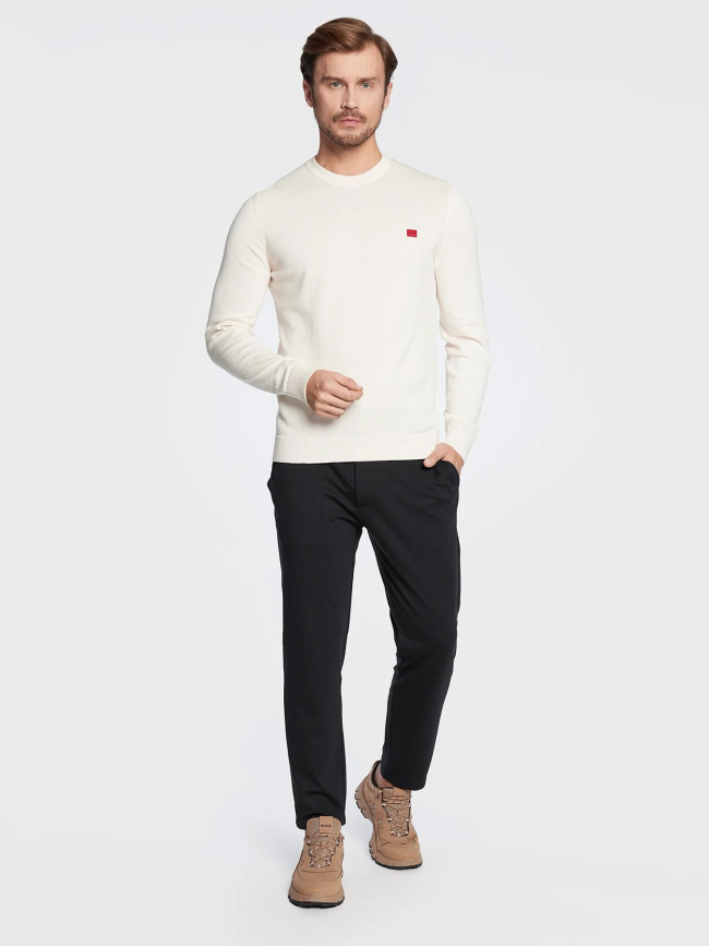Pull fin san cassius beige homme - Hugo