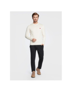Pull fin san cassius beige homme - Hugo