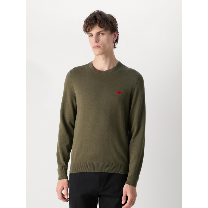 Pull fin san cassius kaki homme - Hugo