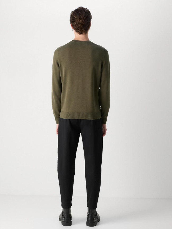 Pull fin san cassius kaki homme - Hugo