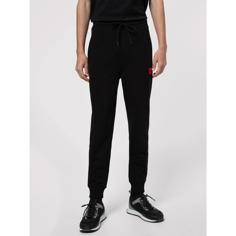 Pantalon de Jogging doak logo rouge noir homme - Hugo
