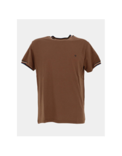 T-shirt tardivel marron homme - Benson & Cherry