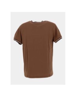 T-shirt tardivel marron homme - Benson & Cherry