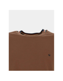 T-shirt tardivel marron homme - Benson & Cherry