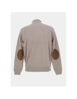 Pull col montant filorkup beige homme - Benson & Cherry