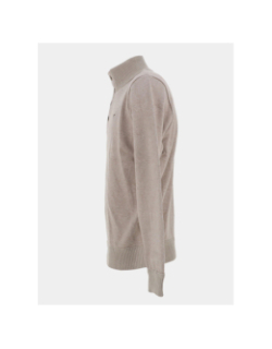 Pull col montant filorkup beige homme - Benson & Cherry