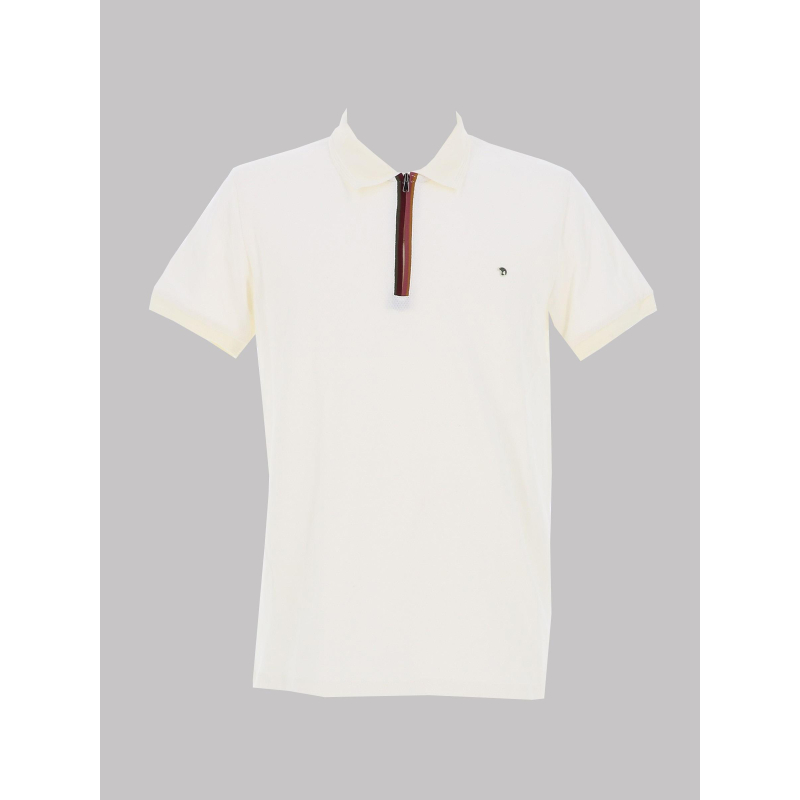 Polo gatsby signature écru homme - Benson & Cherry