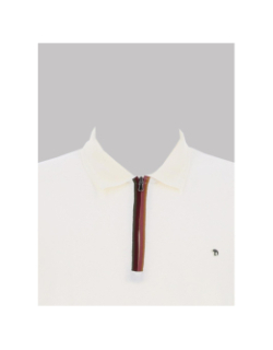 Polo gatsby signature écru homme - Benson & Cherry