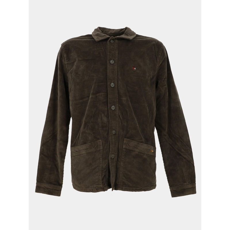 Veste en velours c?�tel?� regulus kaki homme - Benson & Cherry | wimod
