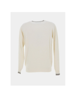 Pull classic badge fretod beige homme - Benson & Cherry