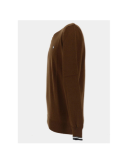 Pull col rond fretod marron homme - Benson & Cherry