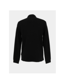 Polo à manche longue gael noir homme - Benson & Cherry