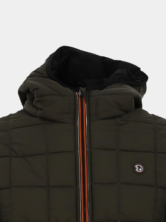 Blouson réversible roftail kaki noir homme - Benson & Cherry