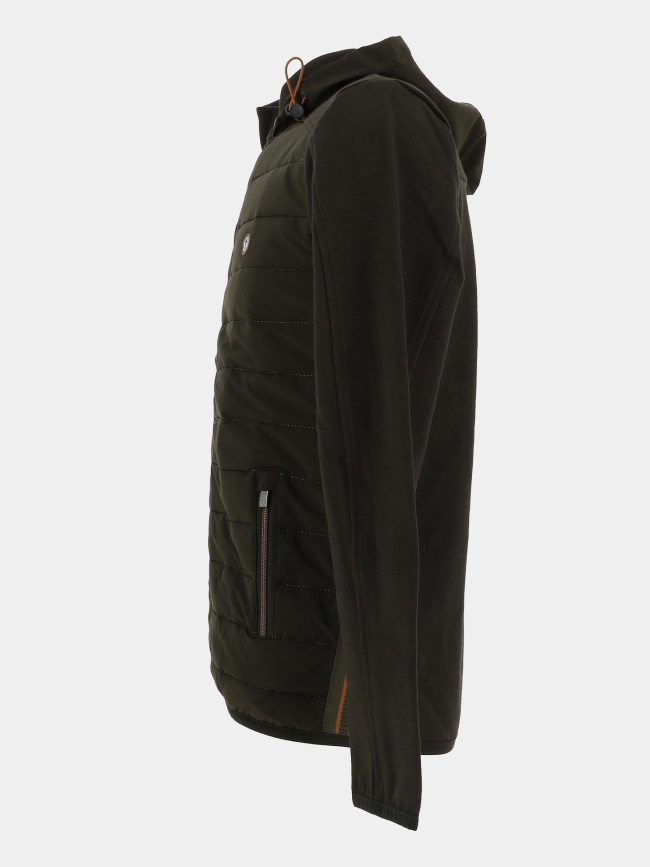 Veste à capuche sagesse kaki homme - Benson & Cherry