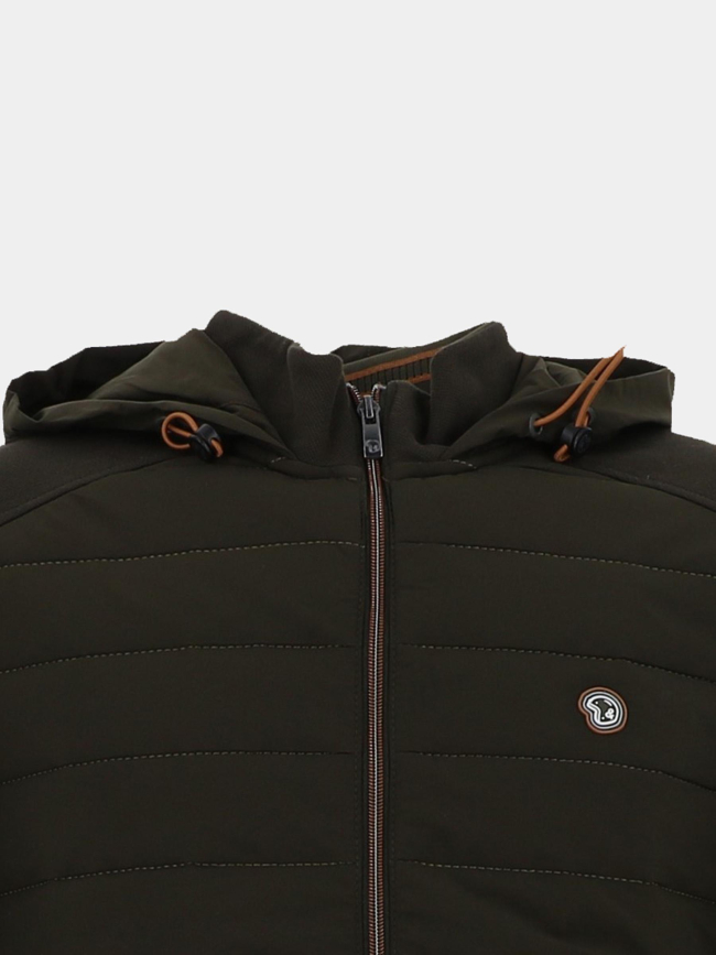 Veste à capuche sagesse kaki homme - Benson & Cherry