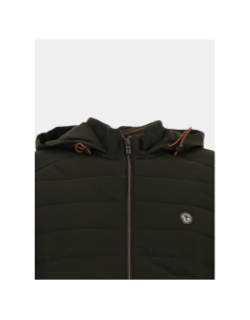 Veste à capuche sagesse kaki homme - Benson & Cherry