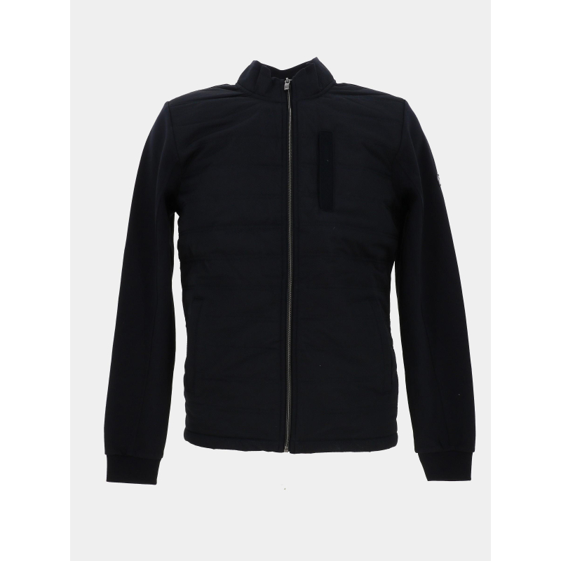 Veste bi-matière scander bleu marine homme - Benson & Cherry