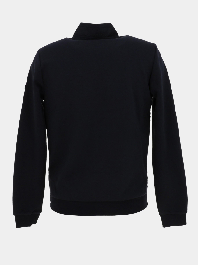 Veste bi-matière scander bleu marine homme - Benson & Cherry