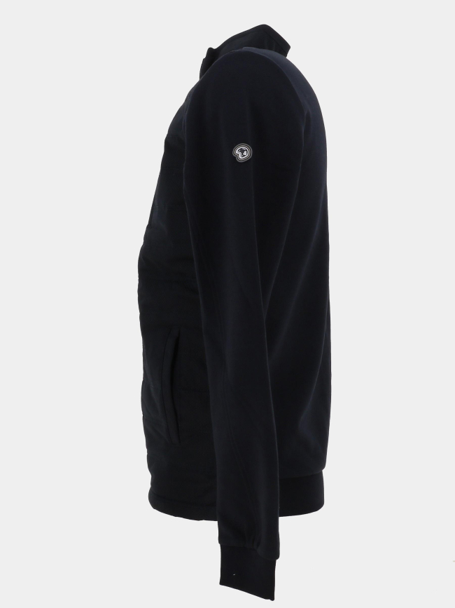 Veste bi-matière scander bleu marine homme - Benson & Cherry