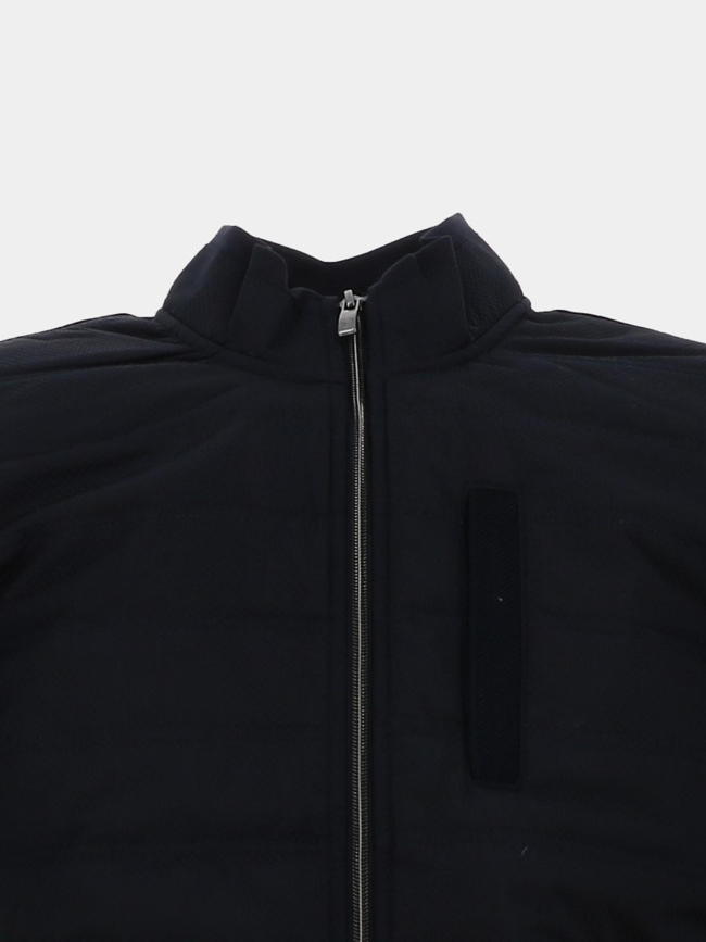 Veste bi-matière scander bleu marine homme - Benson & Cherry