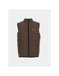 Doudoune sans manche stallone marron homme - Benson & Cherry