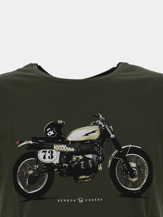 T-shirt legendary imprimé vert homme - Benson & Cherry