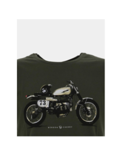 T-shirt legendary imprimé vert homme - Benson & Cherry