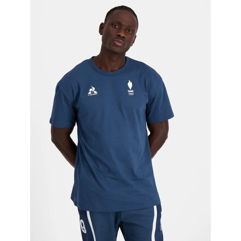 T-shirt efro Paris 2024 bleu homme - Le Coq Sportif
