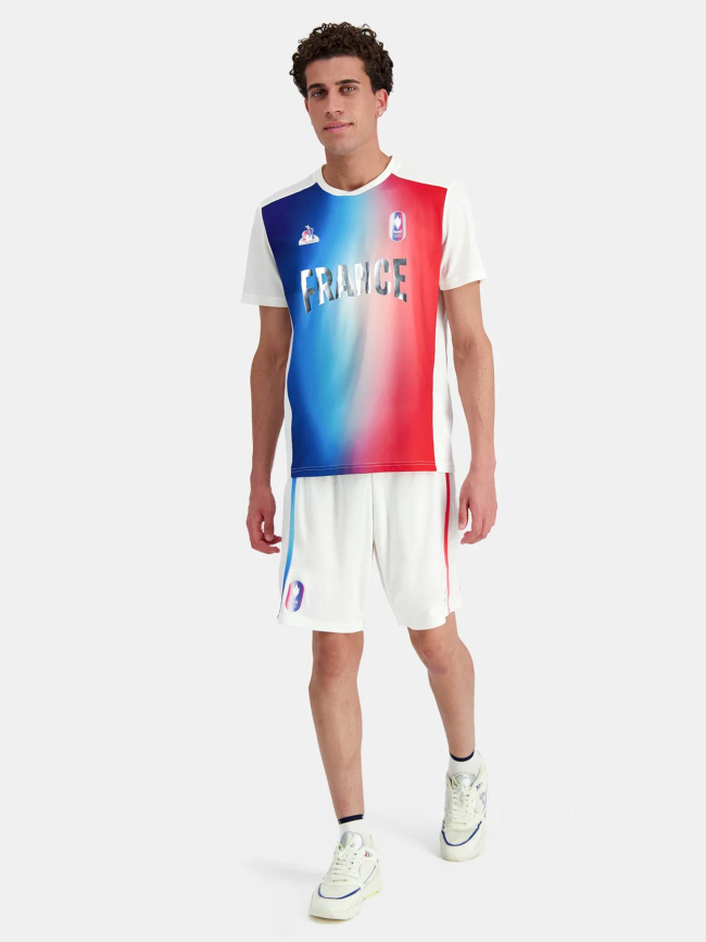 Maillot performance jo 2024 tricolore bleu homme - Le Coq Sportif