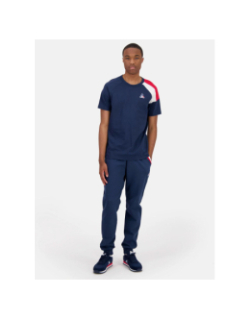 T-shirt tricolore n4 bleu marine homme - Le Coq Sportif