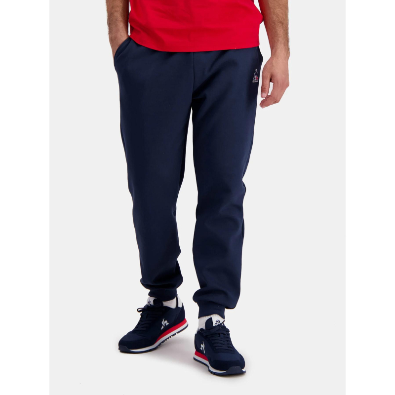 Pantalon jogging loose ess logo n2 bleu homme - Le Coq Sportif