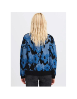 Pull à motifs povoke bleu femme - Ichi