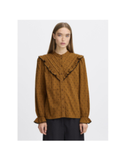 Chemise ihzady marron femme - Ichi