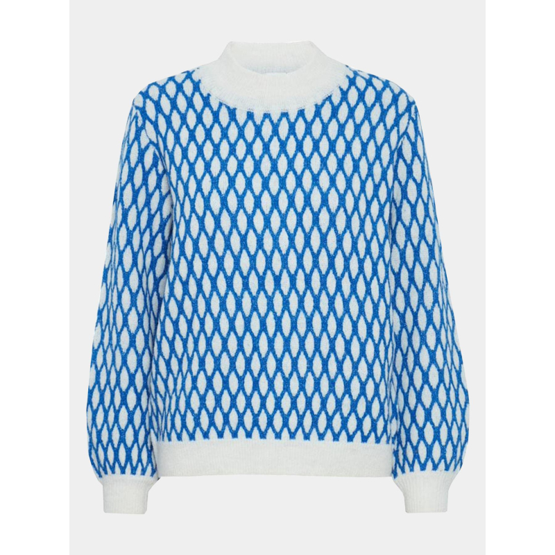 Pull kamara bleu blanc femme - Ichi