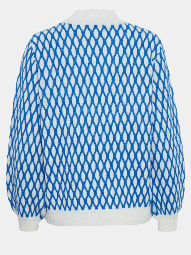 Pull kamara bleu blanc femme - Ichi