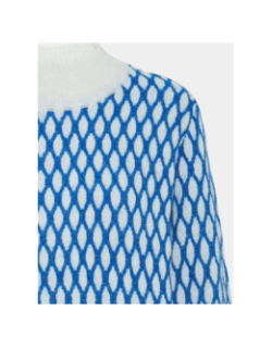 Pull kamara bleu blanc femme - Ichi