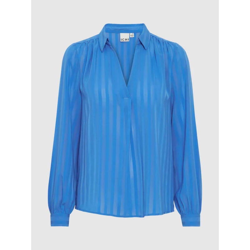 Blouse à rayure ihenavi bleu femme - Ichi