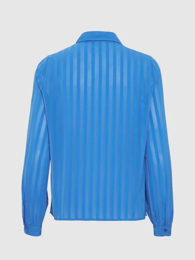 Blouse à rayure ihenavi bleu femme - Ichi