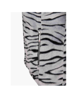 Veste polaire à motif animal vesto gris femme - Aulp