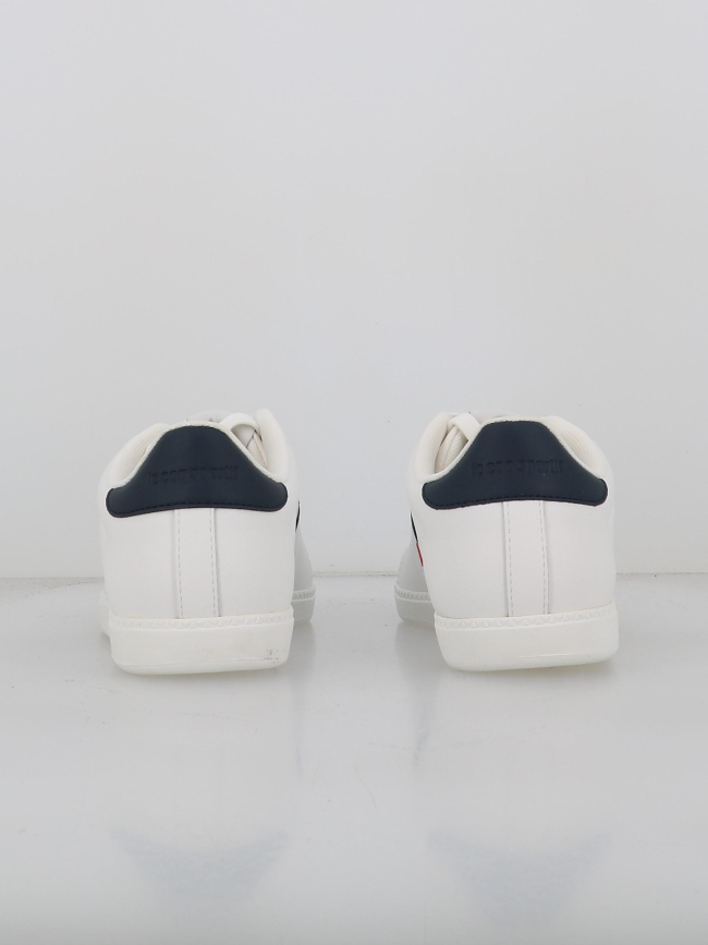 Baskets courtset 2 optical blanc bleu homme - Le Coq Sportif