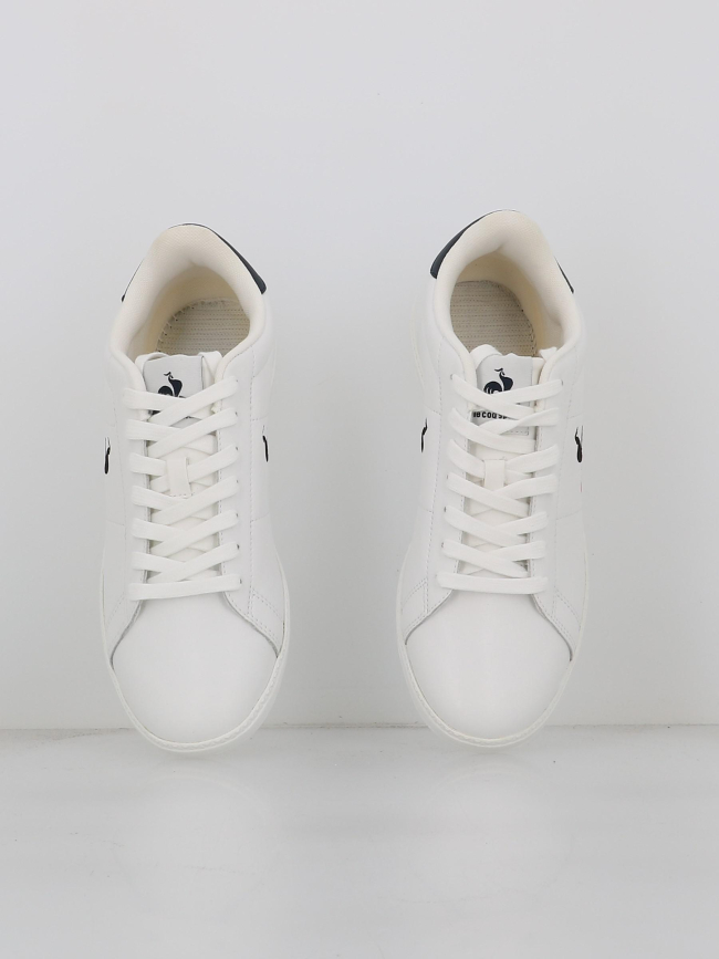 Baskets courtset 2 optical blanc bleu homme - Le Coq Sportif