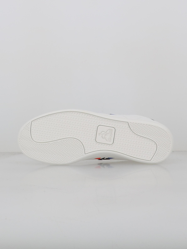 Baskets courtset 2 optical blanc bleu homme - Le Coq Sportif