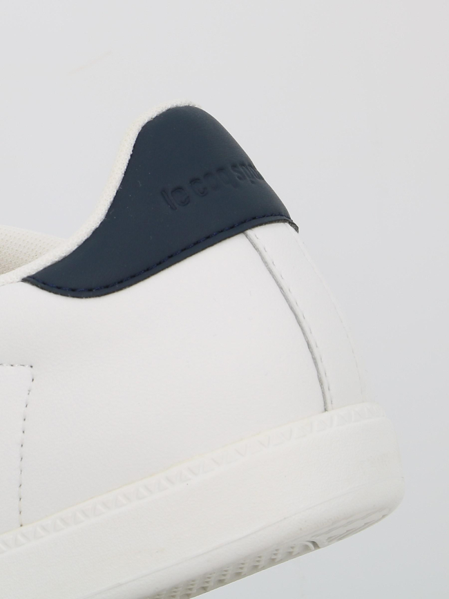 Baskets courtset 2 optical blanc bleu homme - Le Coq Sportif