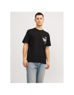 T-shirt à poche aruba noir homme - Jack & Jones