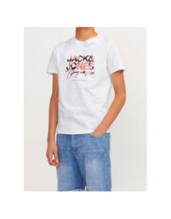 T-shirt aruba aop branding blanc homme - Jack & Jones
