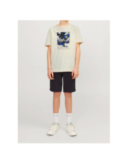 T-shirt aruba aop branding beige homme - Jack & Jones