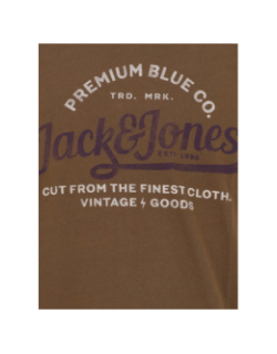 T-shirt blulouie kaki homme - Jack & Jones