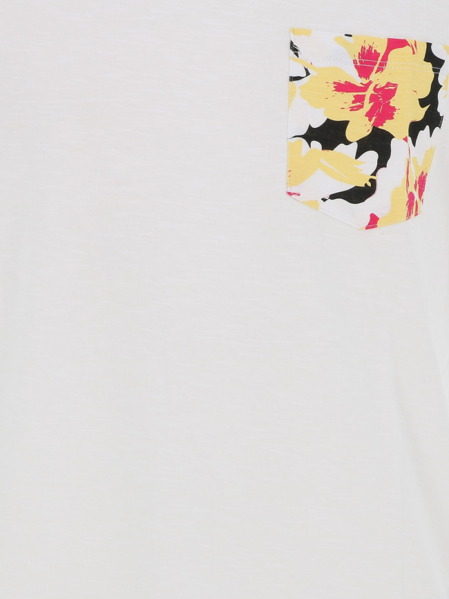 T-shirt à poche aruba blanc homme - Jack & Jones