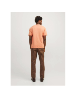 T-shirt sequoia orange homme - Jack & Jones