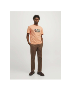 T-shirt sequoia orange homme - Jack & Jones
